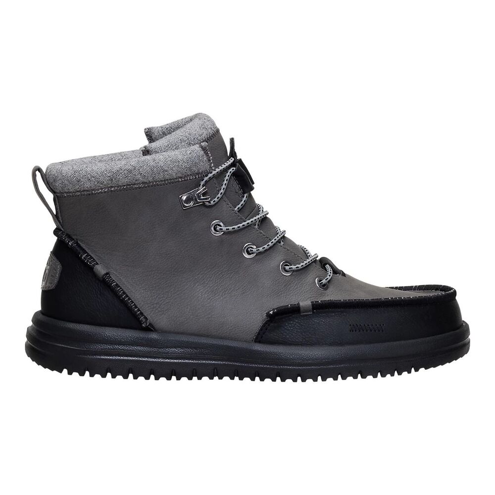 Hey Dude Bradley Classic Tumbled Hiking Boots Granite Grey Sz 9M - (44327-1VT)